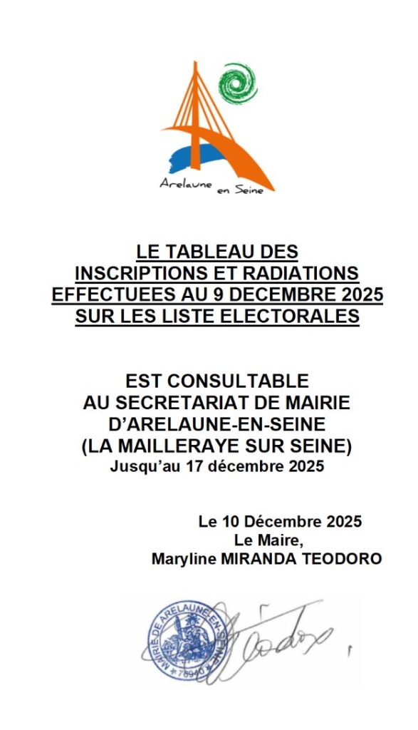  Consultation des listes électorales