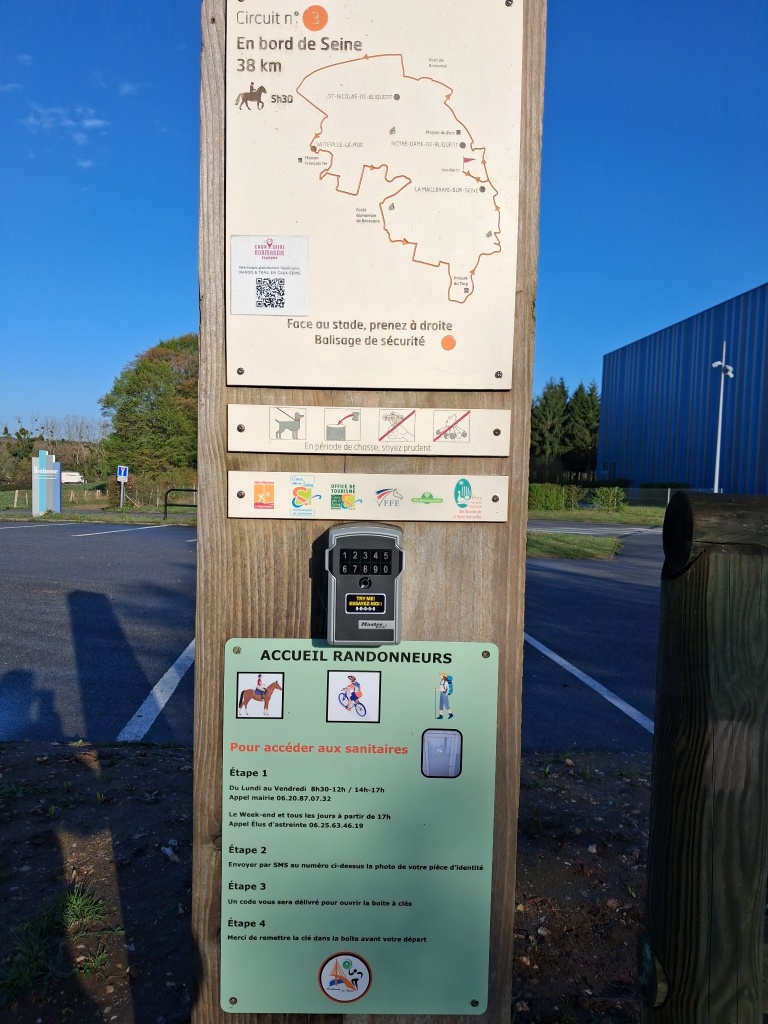 Nouvelle halte randonneurs à la salle des sports !