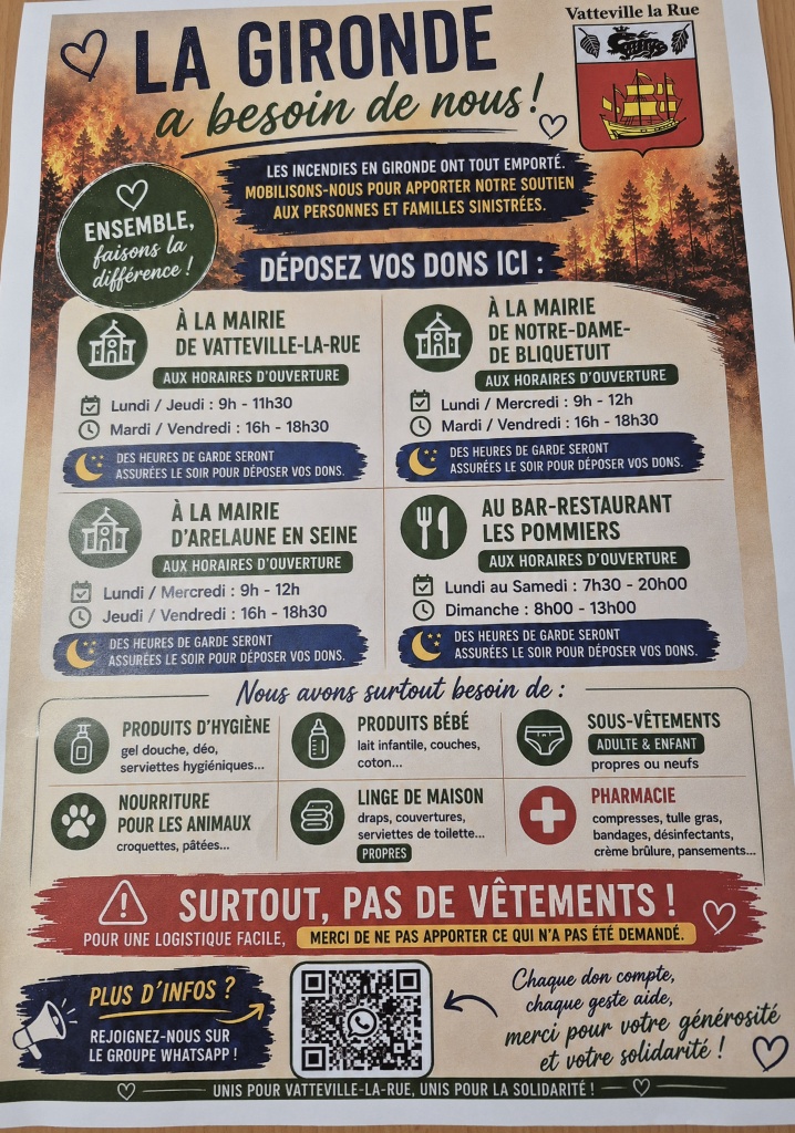 Solidarité avec la Gironde